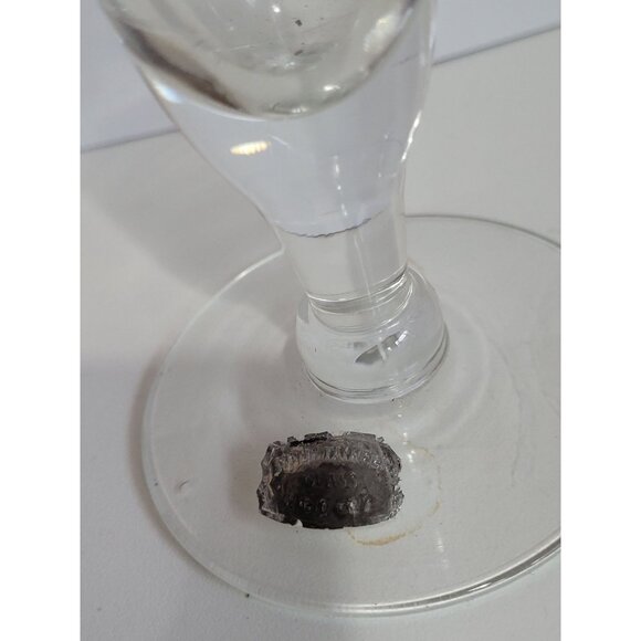 Vintage Mountaineer Etched Crystal Pilsner Glasses Set Of 4 Coin Dot Design Eleg - Picture 4 of 7